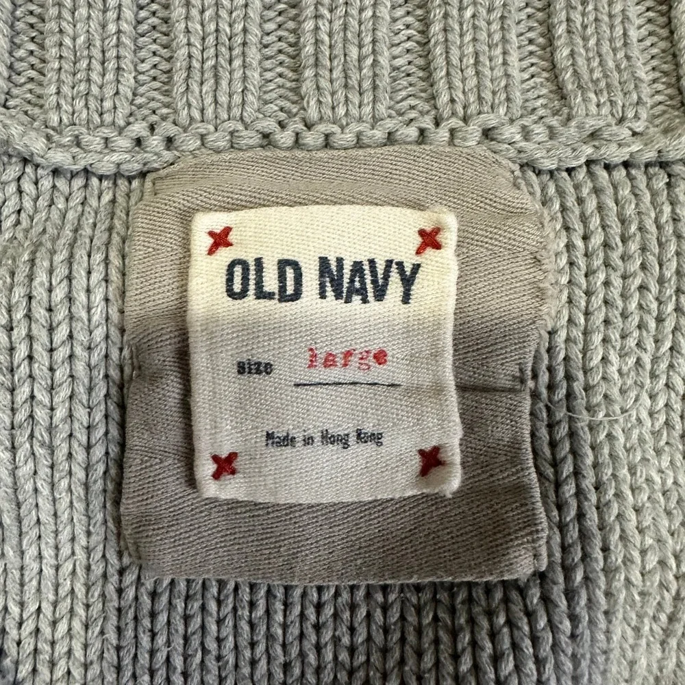 Old‎ navy girls large cardigan 100% Cotton Sweater cable knit Gray